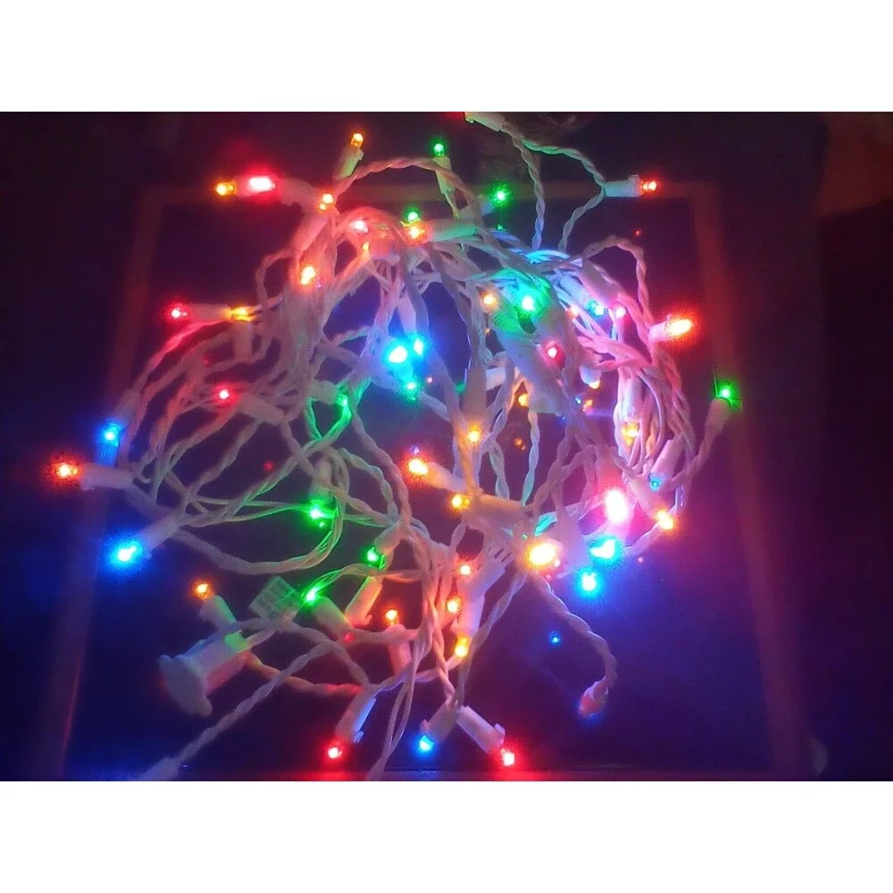 70 count 5mm LED Multi Color Icicle Lights